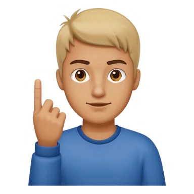 Chill guy middle finger sticker