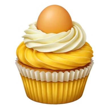 Cupcake With Egg Yolk sticker