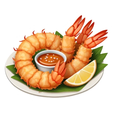 Coconut shrimp  sticker