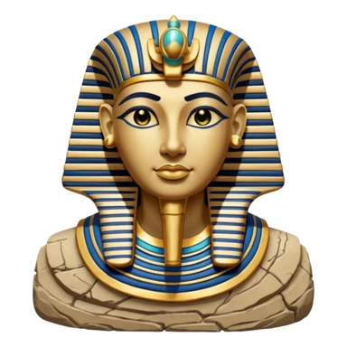 taştan yapılmıs Egyptian materyal sticker