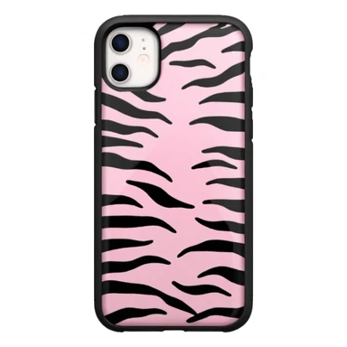 Cuore iphone zembrato rosa sticker