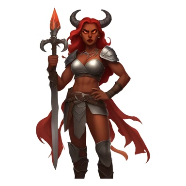 karlach from baldurs gate 3 sticker
