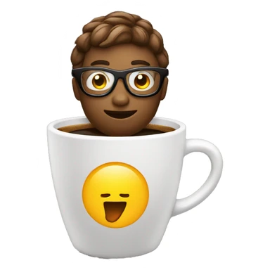 coffee soccer and programming with glasses sticker