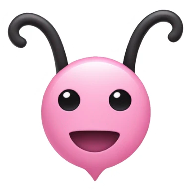 light pink tick sticker