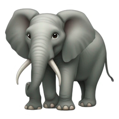 Éléphant sur une fourmi sticker