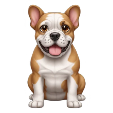 Dog france buldog  sticker