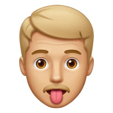 A white man licking a womans inbetween her legs sticker