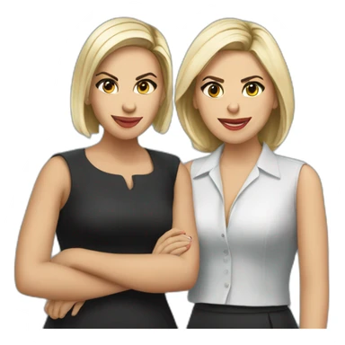 Bibi and Sara Netanyahu sticker