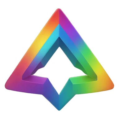 ethereum symbol rainbow sticker