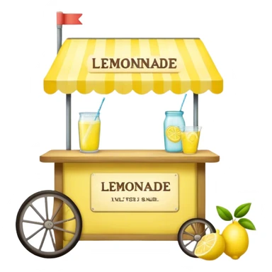 Lemonade stand sticker