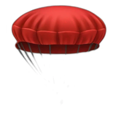 red parachutist beret emojis sticker