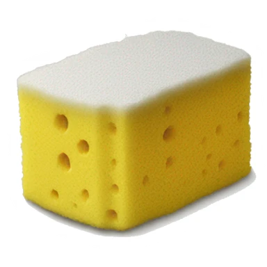 scrub sponge for cleaning sticker