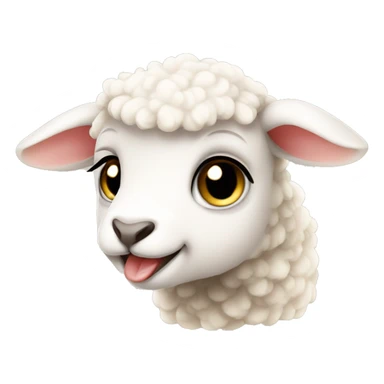 baby lamb sticker