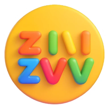 colorful 3D circular emoji with the word 'szívtipró' in the center in a modern font sticker