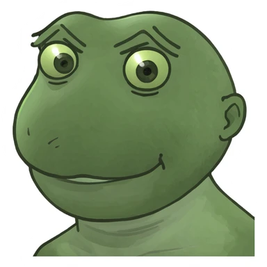 serious face sticker