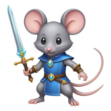 fantasy mouse cursor, sword, magic, time rift, emoji style, for 'Aeonrith' sticker