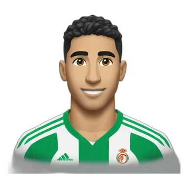 Achraf hakimi maroc sticker