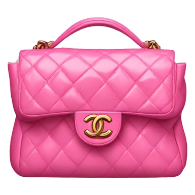 pink bag chanel sticker