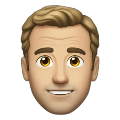 macron who does skeu skeu   sticker