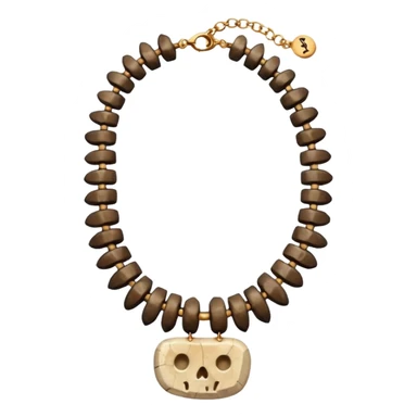 stone age necklace without human skeleton sticker