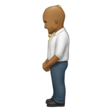 A man bows to the audience sticker