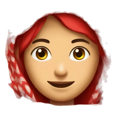 Red Keffiyeh sticker