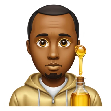 P diddy oil
 sticker