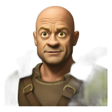 Ross kemp Shrek sticker