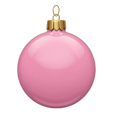 pink christmas porcelain  sticker
