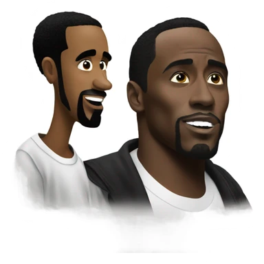 P diddy and Kendrick sticker