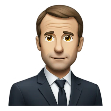 Macron qui fume  sticker