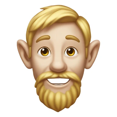 un petit lutin qu se frotte les mains  sticker