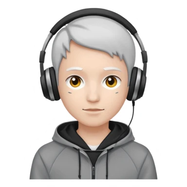 But with the same instructions, with deportive hoodie and headphones, and skin white sticker