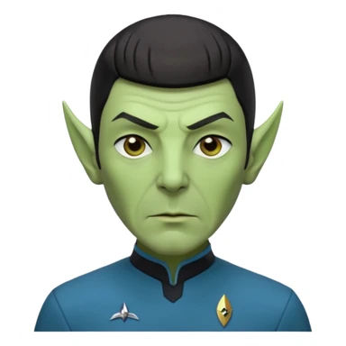 Star trek starfleet mr spock sticker