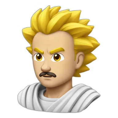 Francisco-franco-super-saiyan-4 sticker