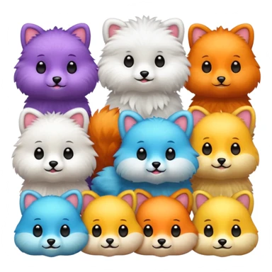 Cute animali sticker