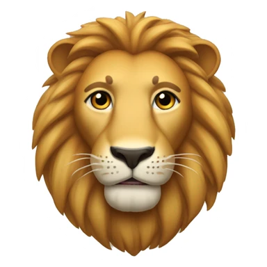Lion style animoji of iOS  sticker