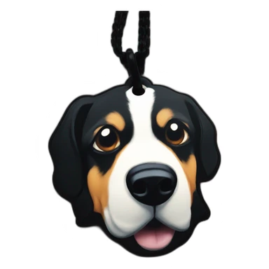 dog tags black sticker