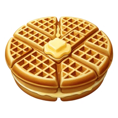 round waffle sticker