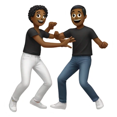 2 friends dancing  sticker
