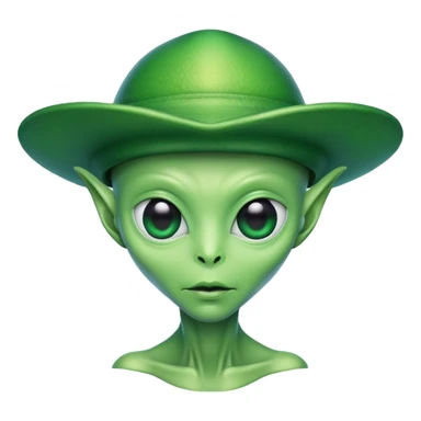 Alien with a Meta hat sticker