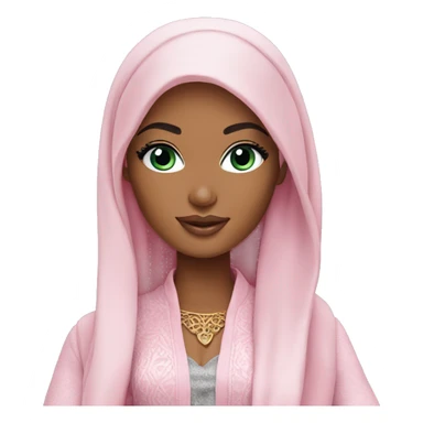 Arabic barbie doll sticker