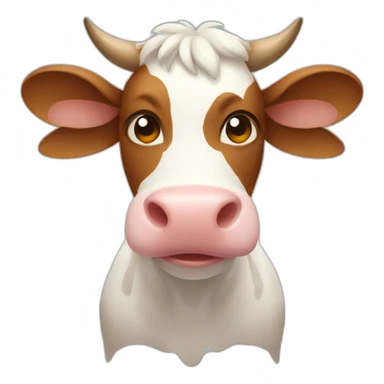 Cow wuth wings sticker