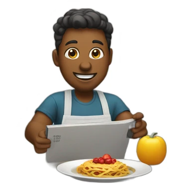 Taking a photo of a cookbook sticker