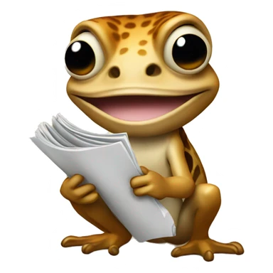 a coqui with a newspape sticker
