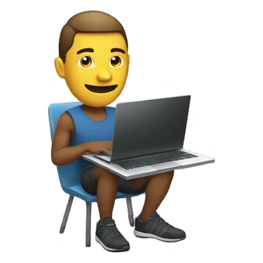 cybersportsman with laptop sticker