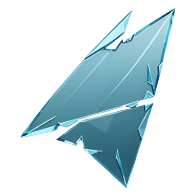 broken glass sticker