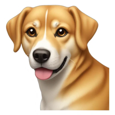 golden beagle shiba inu mix sticker