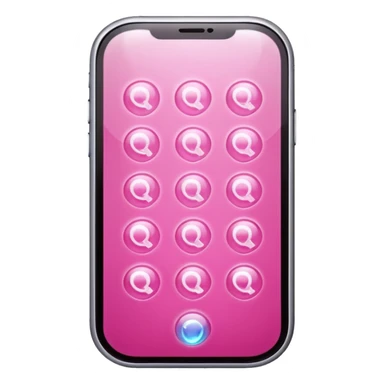 pink phone contacts bubble sticker