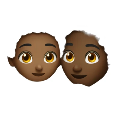 Interracial couple snuggling under blanket  sticker